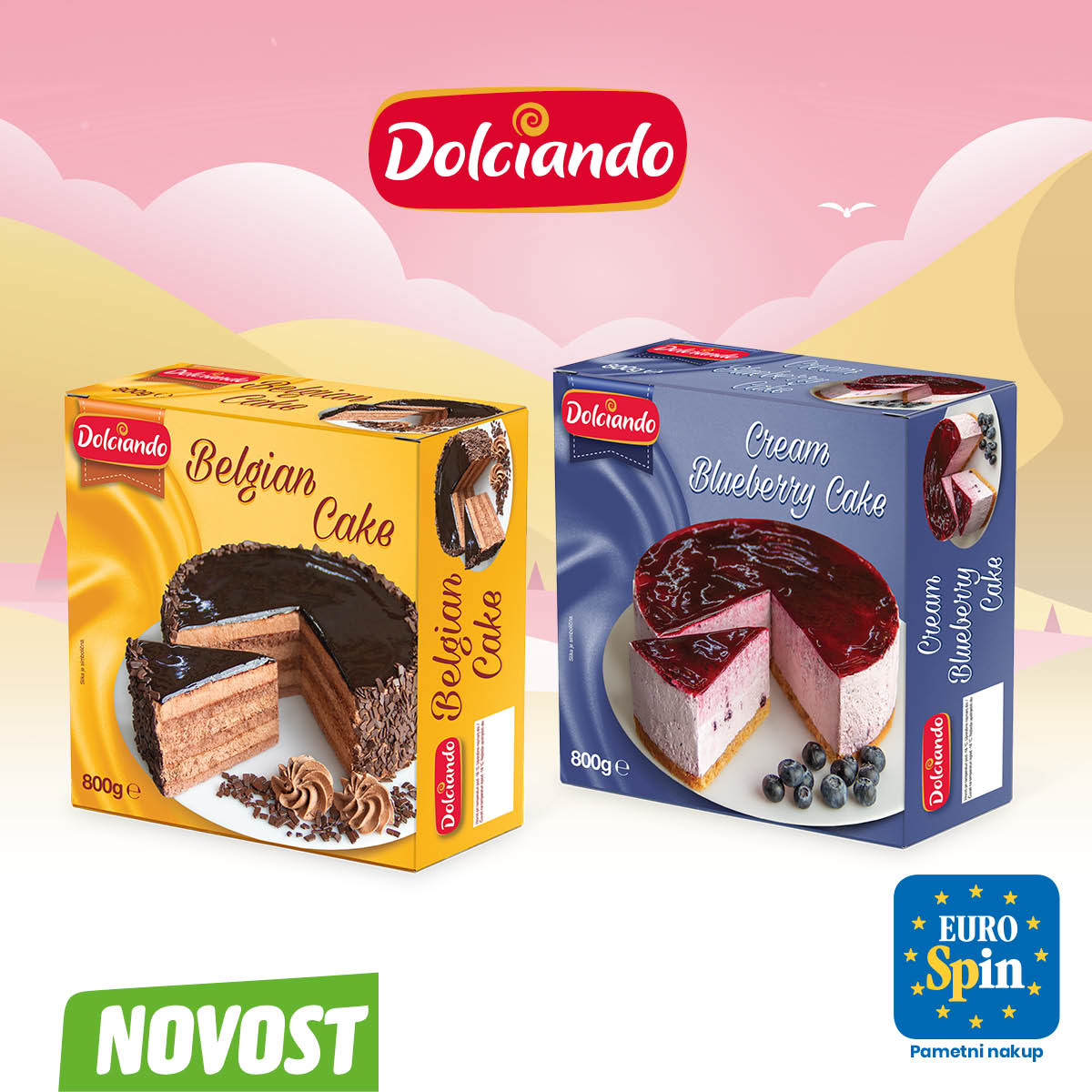 Borovničeva ali belgijska čokoladna torta, DOLCIANDO