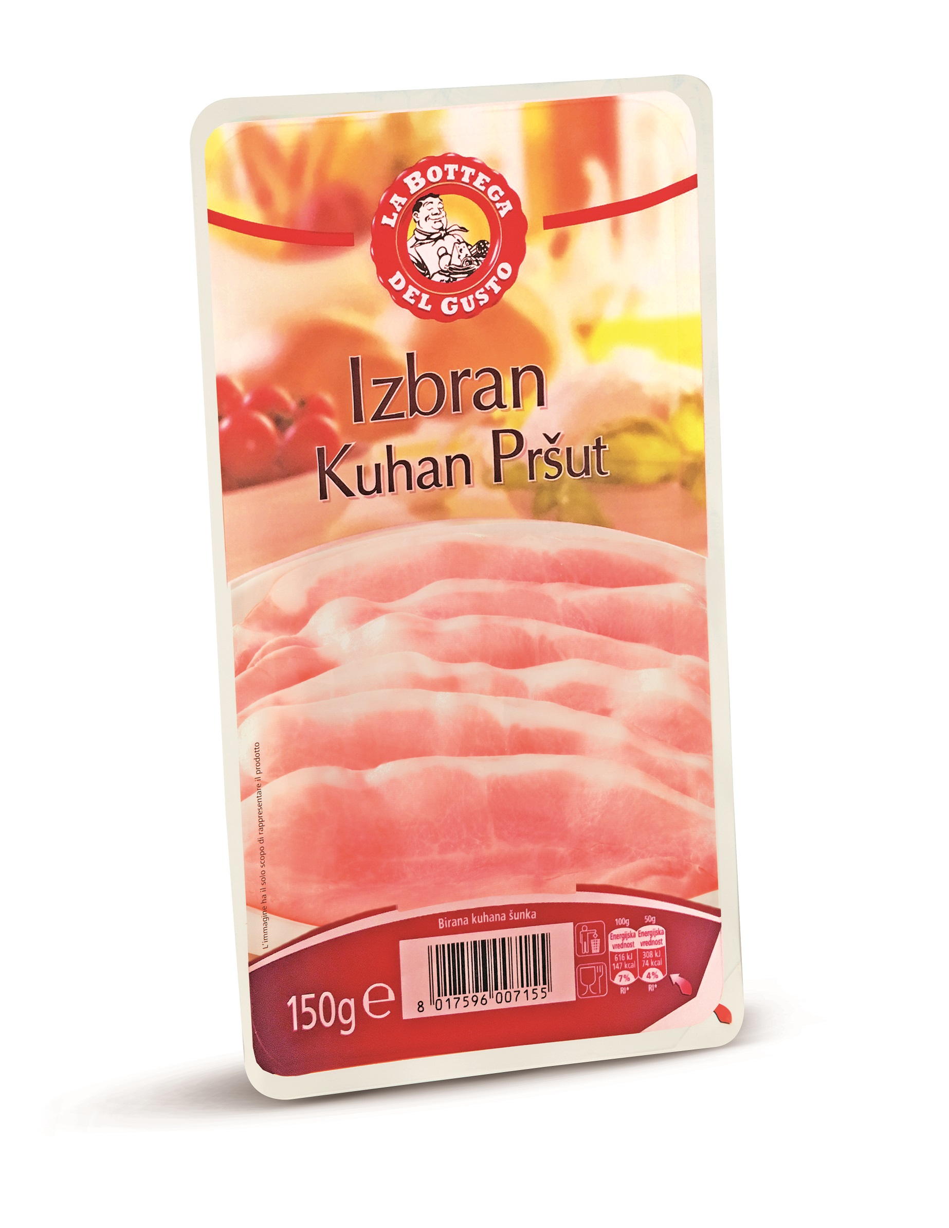 109574.1_Prosciutto_cotto_scelto_150g_SLO Eurospin Slovenija