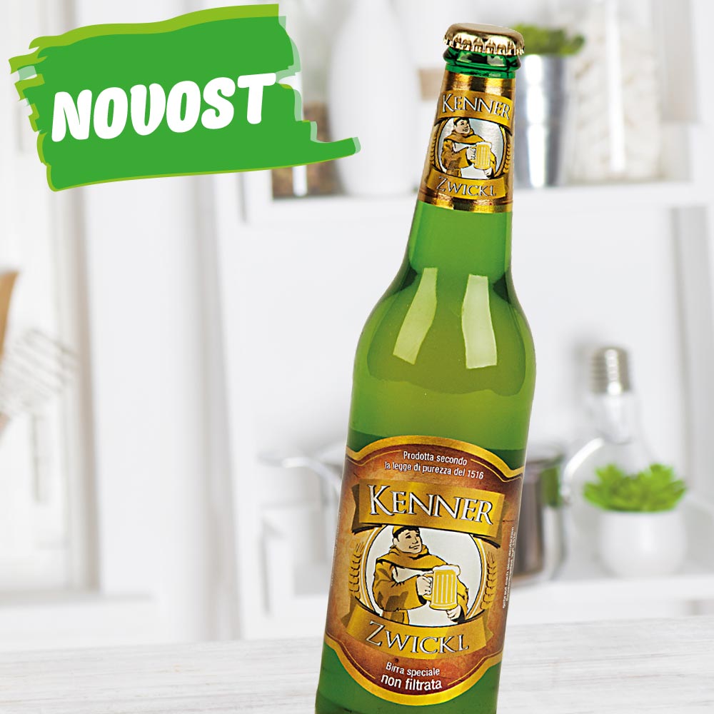 Nefiltrirano pivo Kenner Zwickl, 500 ml