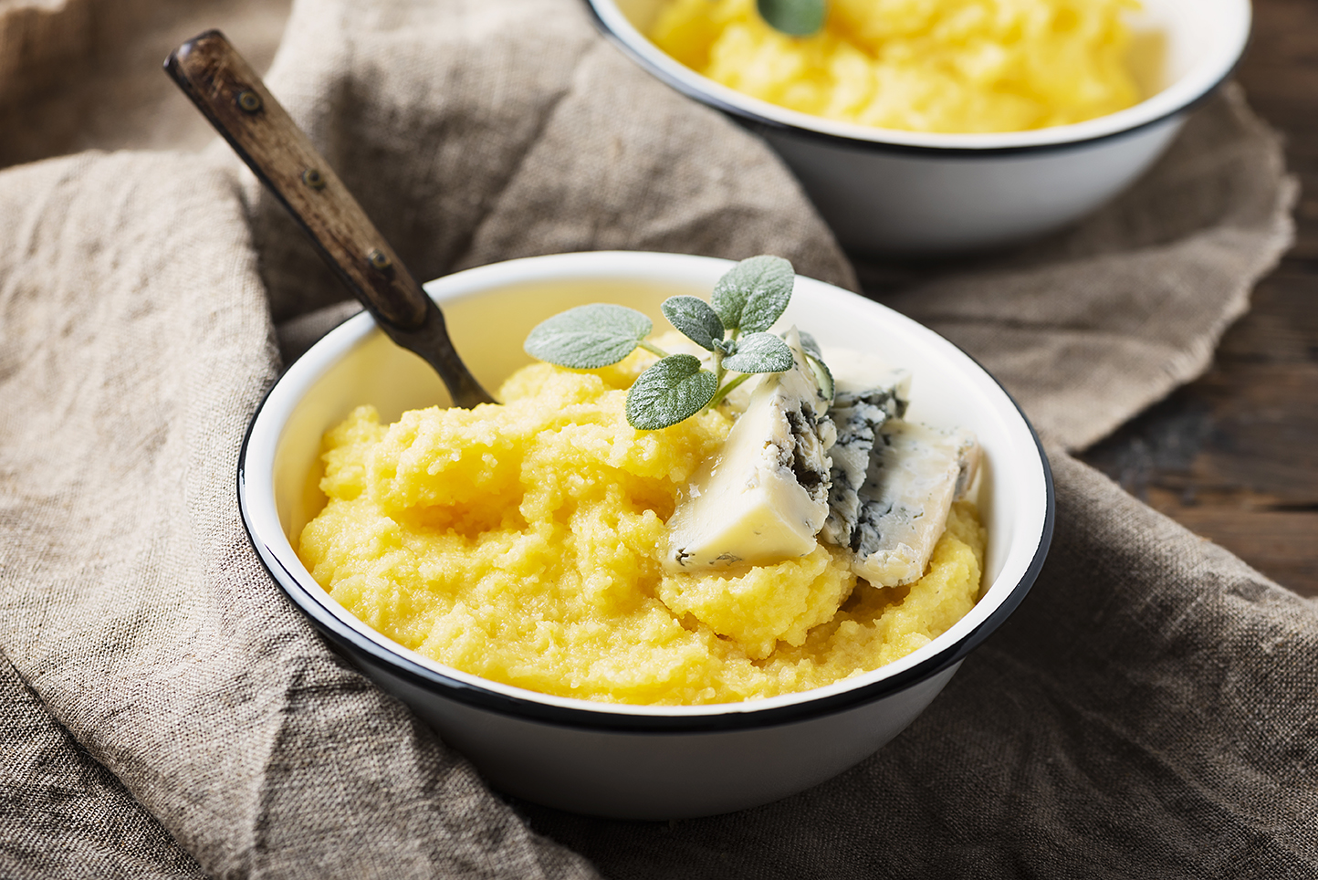 Polenta z gorgonzolo