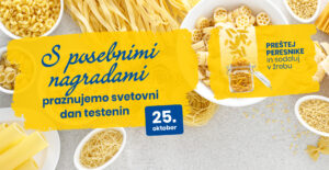 Nagradna igra Preštej peresnike ob svetovnem dnevu testenin