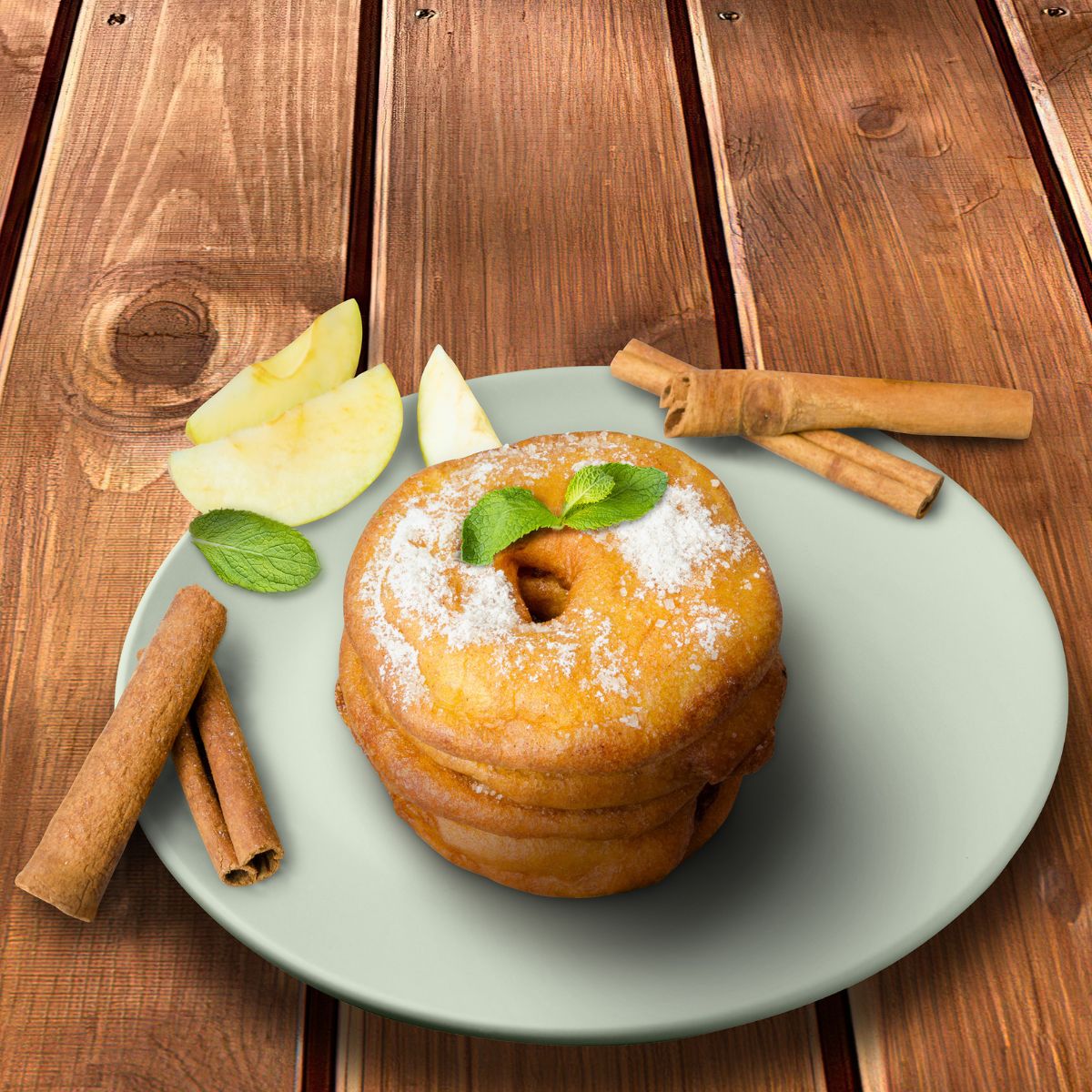 Ocvrti jabolčni kolobarji