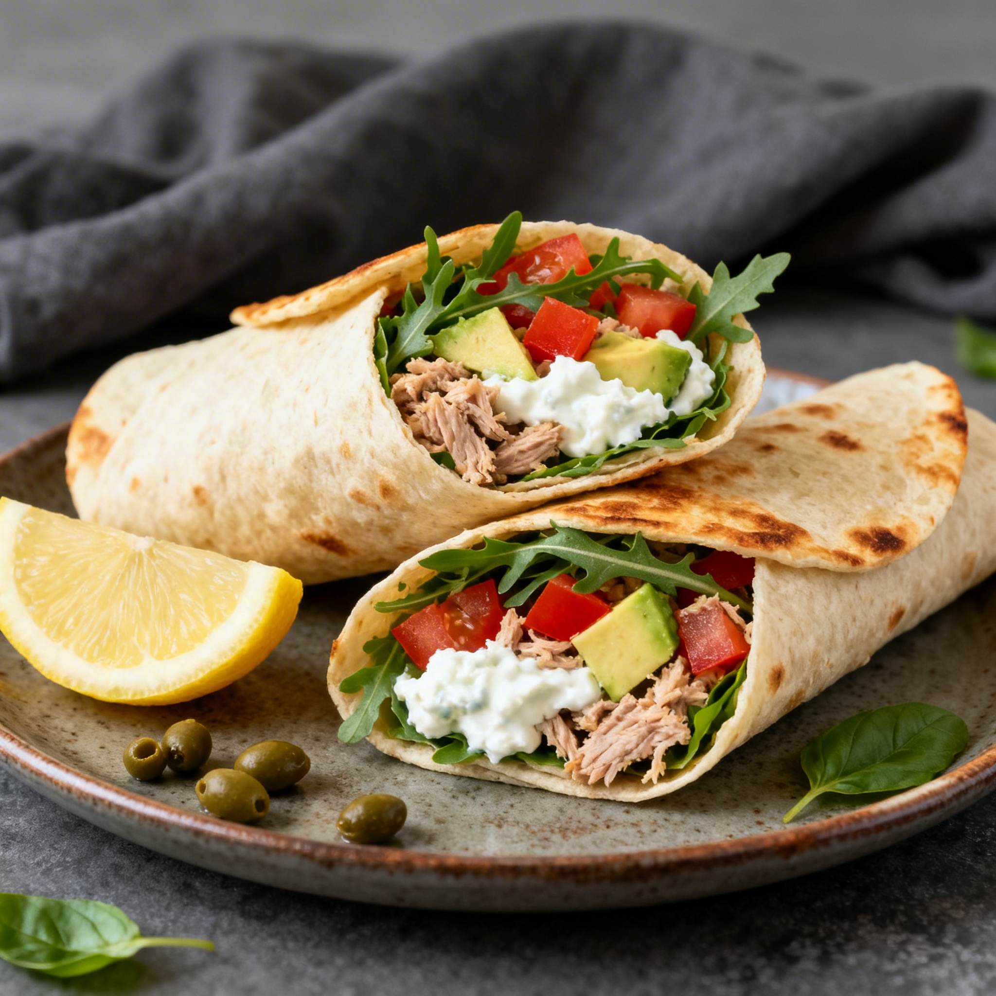 Gurme tuna-avokado tortilja